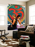 Yoga Practitioners Meditating in Lotus Pose
