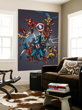 Official Handbook: Avengers 2005 Cover: Captain America, Hulkling and Cage