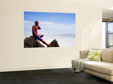 Man in Spiderman Costume on Mount Eniwa