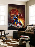 Captain America #8 Cover: Captain America, Bucky and Red Skull Swimming