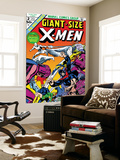Giant-Size X-Men #2 Cover: Sentinel, Cyclops, Iceman, Angel and Beast