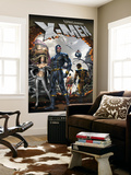 Uncanny X-Men #495 Cover: Cyclops and Emma Frost Swinging