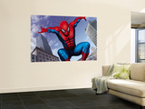 Spider-Man Jumping In the City