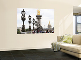 Buy Pont Alexandre Iii Bridge with Les Invalides in Background at AllPosters.com