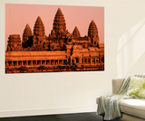 Buy Sunrise over the Ancient Site of Angkor Wat at AllPosters.com