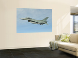 A Chilean Air Force F-16 Soars Through the Sky over Brazil