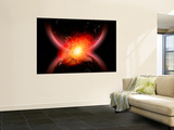 Buy Artist's Concept Illustrating the Point When Two Planets Touch at AllPosters.com