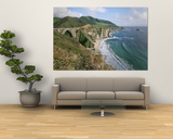 A View of Bixby Bridge on Hwy 1, Along Californias Big Sur Coast