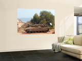 The Merkava Mark IV Main Battle Tank of the Israel Defense Force