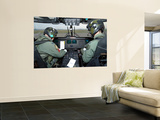 Buy Pilots Inside the Cockpit of a Royal Air Force Merlin Helicopter at Raf Lyneham at AllPosters.com