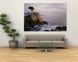 Lone Cypress Tree on a Rocky Point Near Pebble Beach