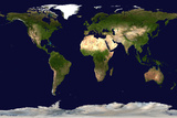 Buy Land Surface, Shallow Water, and Shaded Topography at AllPosters.com