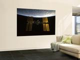 Buy International Space Station Backdropped Against Earth's Horizon at AllPosters.com