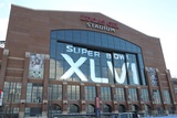 New York Giants and New England Patriots - Super Bowl XLVI - February 5, 2012: Lucas Oil Stadium