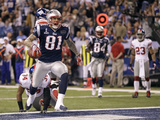 New York Giants and New England Patriots - Super Bowl XLVI - February 5, 2012: Aaron Hernandez