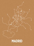 Buy Madrid (Orange & Pearl White) at AllPosters.com
