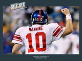 New York Giants and New England Patriots - Super Bowl XLVI - February 5, 2012: Eli Manning - Commem