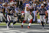 New York Giants and New England Patriots - Super Bowl XLVI - February 5, 2012: Victor Cruz