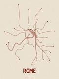 Buy Rome (Newsprint & Maroon) at AllPosters.com