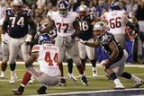 New York Giants and New England Patriots - Super Bowl XLVI - February 5, 2012: Ahmad Bradshaw