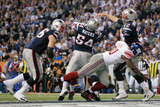 New York Giants and New England Patriots - Super Bowl XLVI - February 5, 2012: Tom Brady