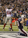 New York Giants and New England Patriots - Super Bowl XLVI - February 5, 2012: Mathias Kiwanuka