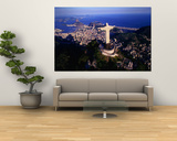 The Statue of Christ the Redeemer Stands at Top of Cordova Mountain Peak, Rio De Janeiro, Brazil