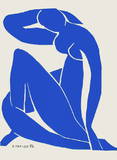Buy Papiers D&eacute;coup&eacute;s : Nu Bleu at AllPosters.com