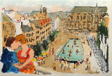 Paris, La Fontaine Stravinsky