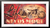 Life Needs More Green Lights Framed Art Print