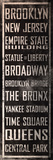 NY Famous Places Vintage