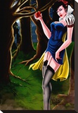 Snow White Stretched Canvas Print