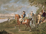King of Prussia (1740-1786). Parade of the Troops before Frederick Ii by Daniel Chodowiecki (1777)