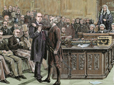 English Politician, Brandlaugh Deputy Arrested for Refusing to Leave the Chamber of Commons