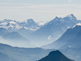 Jungfrau Massif from Schilthorn Peak, Jungfrau Region, Switzerland