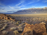 Great Basin Curvilinear Abstract-Style Petroglyphs, Bishop, California, Usa