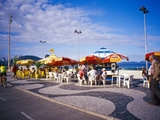 Buy People Enjoying a Meal Near Copacabana Beach, Rio De Janeiro, Brazil at AllPosters.com