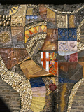 Buy Mosaic That Tells the History of the City, Cochem, Rhineland-Palatinate, Germany at AllPosters.com