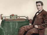 Thomas Alva Edison (1847-1931). American Inventor