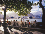 Buy People Enjoying a Meal Near Copacabana Beach, Rio De Janeiro, Brazil at AllPosters.com