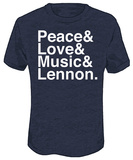Buy John Lennon - Peace Love Music at AllPosters.com