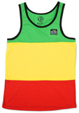 Catch a Fire - Rasta Stripe Tank T-Shirt