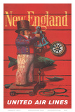 United Air Lines: New England, c.1955