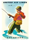 Buy United Air Lines: Colorado, c.1950s at AllPosters.com