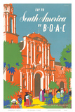 British Overseas Airways Corporation: Fly to South America by BOAC, c.1950s