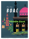 British Overseas Airways Corporation: Fly by BOAC - Middle East, c.1954
