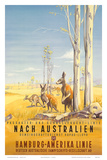 Hamburg America Line: Australian Outback, c.1935