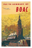 British Overseas Airways Corporation: Fly to Germany by BOAC, c.1950s