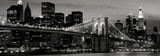 Buy Brooklyn Bridge at Night at AllPosters.com