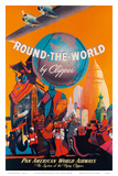 Pan American: Round the World by Clipper, c.1949